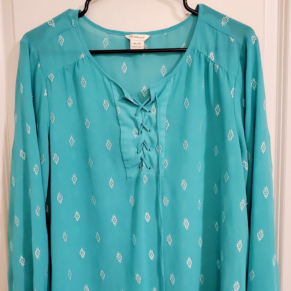 Ariat Long Sleeve Business Casual Blouse - Size XL/TG